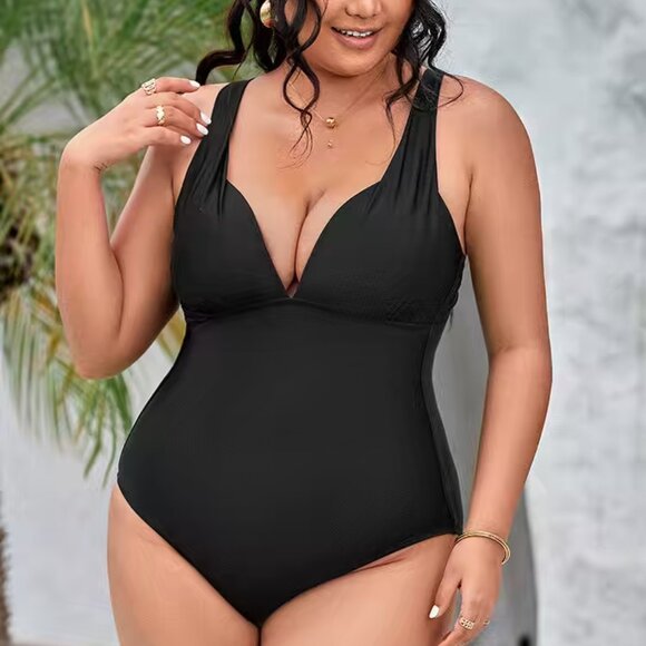 Cupshe Summer of Love One Piece Swimsuit | Size 2X | NWT | Tummy Control - Picture 1 of 5
